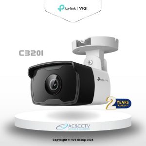 “TP-LINK VIGI C320I kamera CCTV bullet outdoor 2MP dengan night vision dan fitur AI deteksi manusia serta kendaraan.”